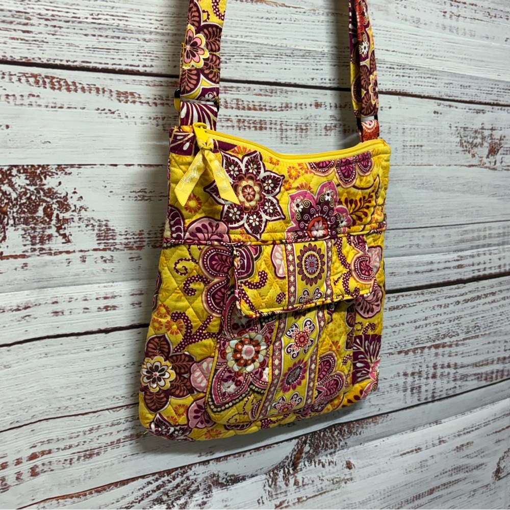 Vera Bradley Bali Gold Crossbody Bag